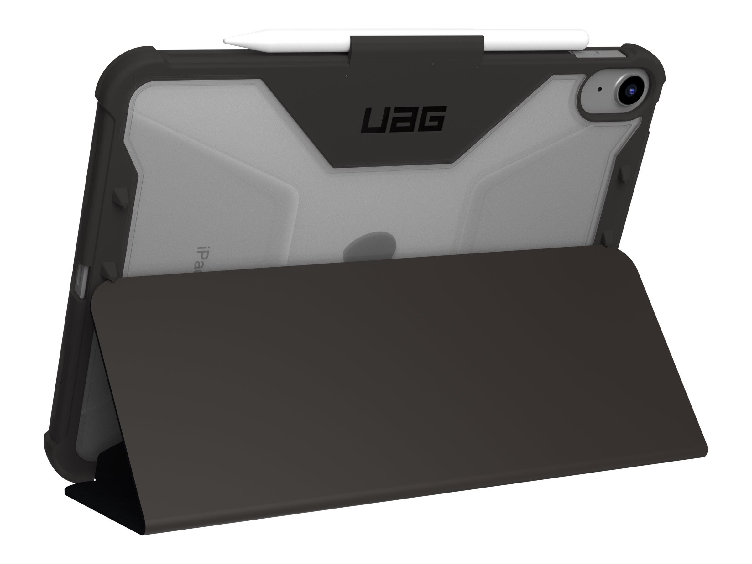 Urban Armor Gear UAG Rugged Case for iPad 10.9 (10th Gen, 2022) - Plyo Black/Ice - Flip-H�lle f�r Tablet - medizinische Qualit�t - Eis schwarz - f�r Apple 10.9-inch iPad (10. Generation)