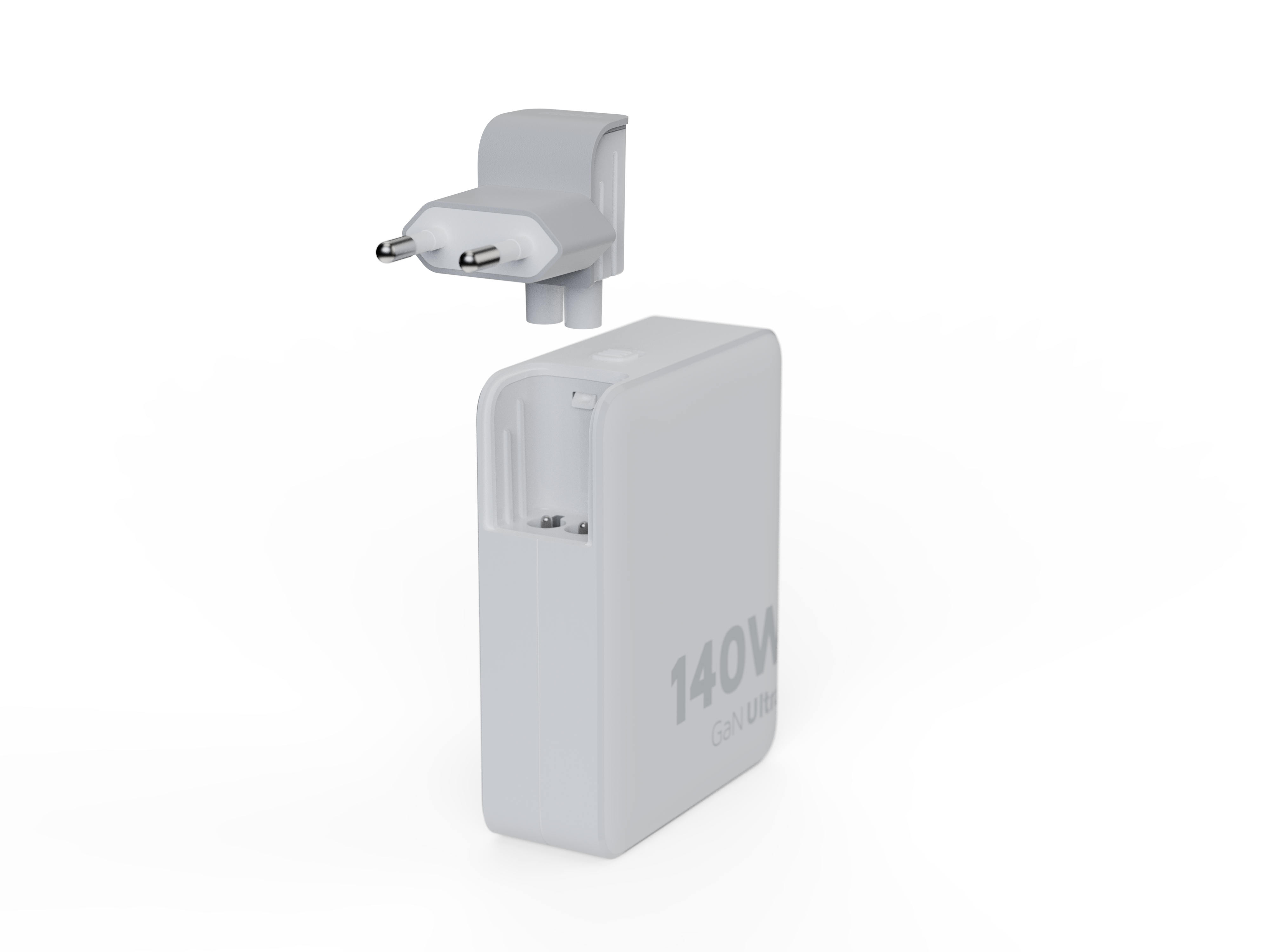 Chargeur secteur Xtorm 140 W GaN-Ultra avec adaptateurs voyage +