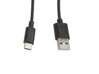 Lanberg CA-USBO-10CC-0010-BK - 1 m - USB A - USB C - USB 2.0 - 0,48 Gbit/s - Schwarz