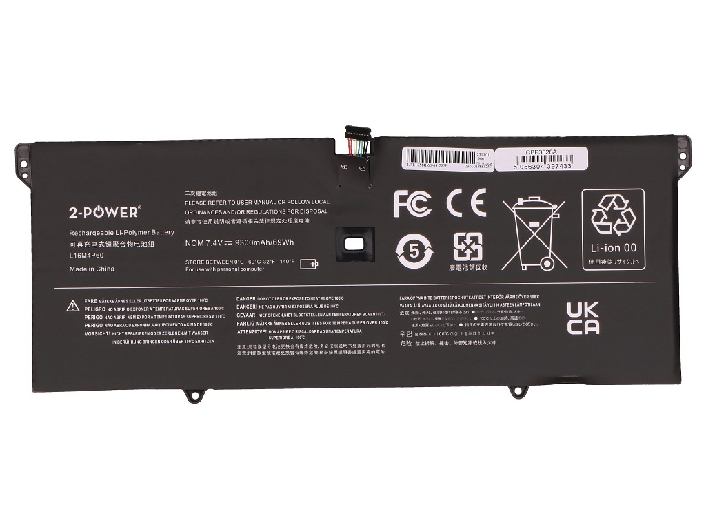2-Power 2P-L16C4P61 composant de laptop suppl�mentaire Batterie