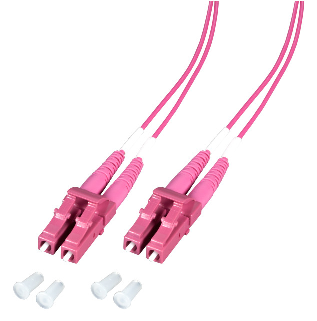 EFB Elektronik O0319.0,5-1.2 fibre optic cable 0.5 m 2x LC OM4 Violet