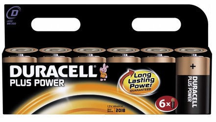 Duracell 6x D 1.5V Single-use battery Alkaline