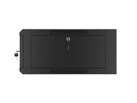 Lanberg 19 4U 600mm Wandgeh�use Glast�r FlatPack schwarz