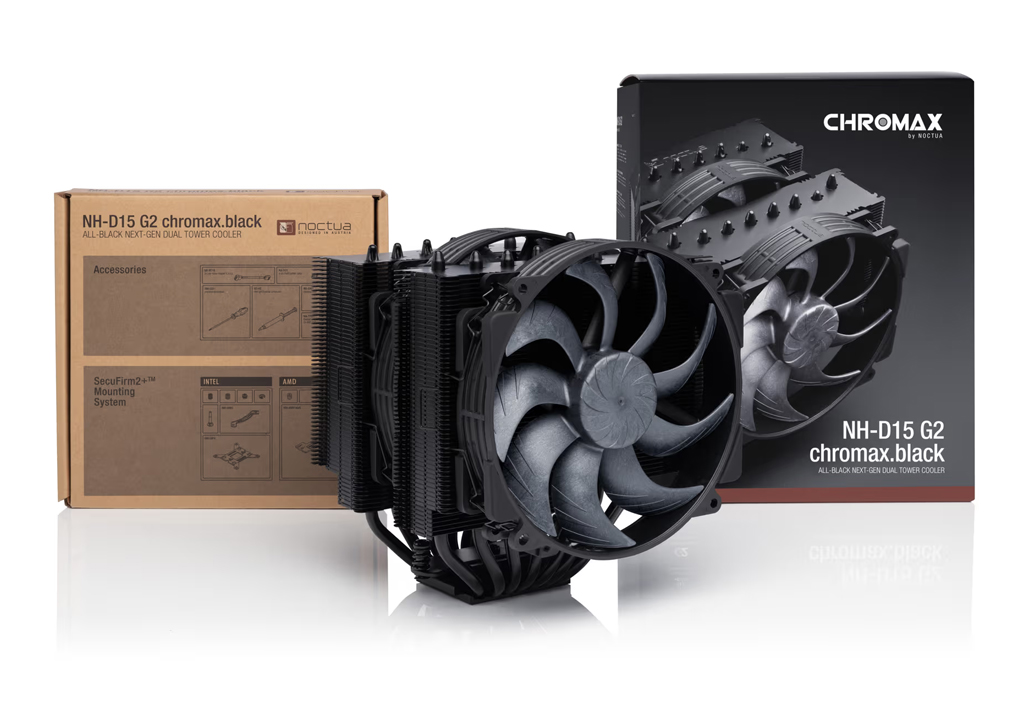 Noctua CPU-Kuehler NH-D15 G2 chromax - CPU-K�hler - AMD Sockel AM4 (Ryzen)