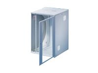 Rittal DK FlatBox - Schrank - geeignet fr Wandmontage - Hellgrau, RAL 7035 - 12U - 48.3 cm (19)