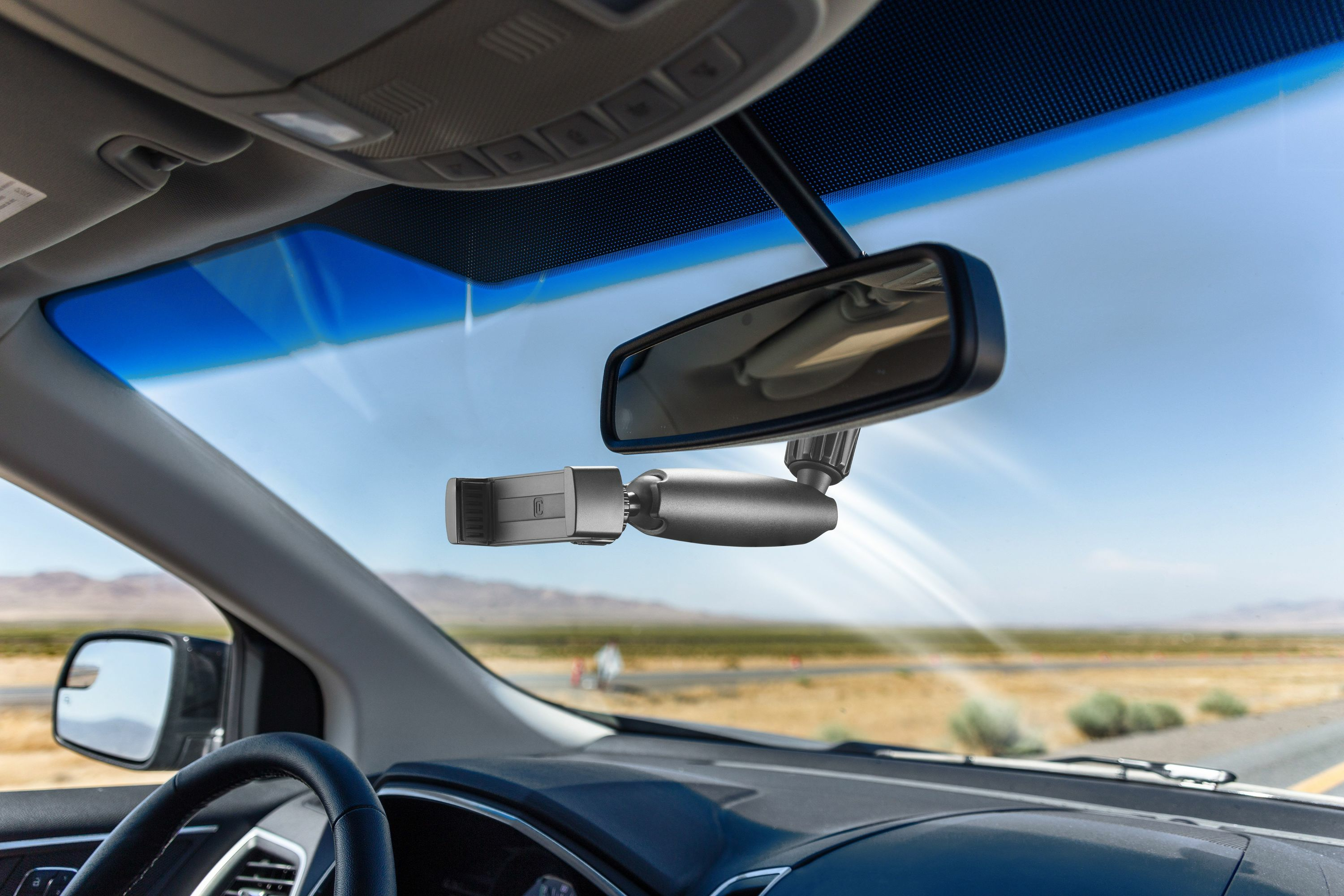 Cellularline Spin Mirror Car Holder Black