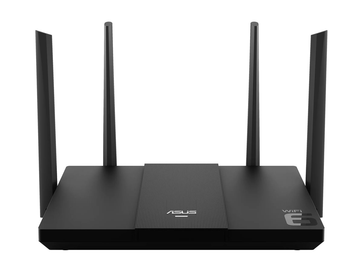 ASUS RT-AX50 AX3000 AiMesh wireless router Gigabit Ethernet Dual-band (2.4 GHz / 5 GHz) Black