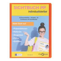 Pagna School Sichtbuch DIN A4 20 Hllen orange