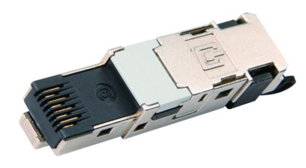 Teleg�rtner J80026A0045 wire connector RJ45 Black, Stainless steel