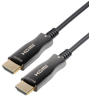 Transmedia C 508-30M - 30 m - HDMI Typ A (Standard) - HDMI Typ A (Standard) - 3D - Schwarz - Gold
