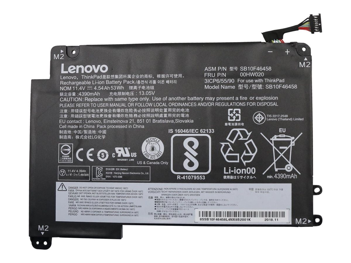 Lenovo ThinkPad - Laptop-Batterie - Lithium-Ionen