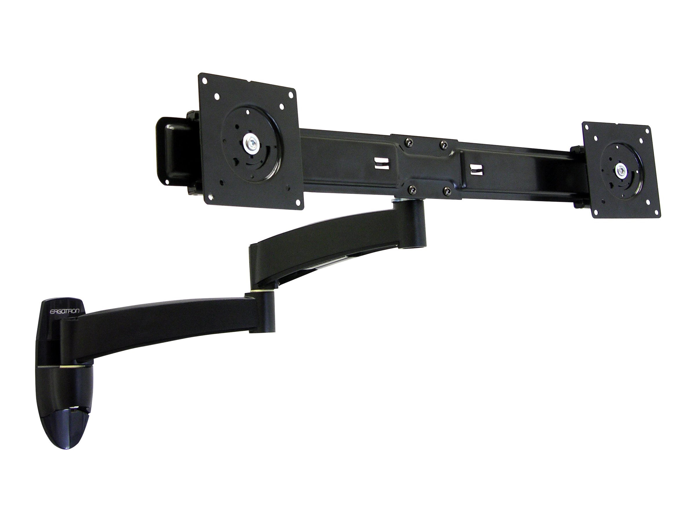 Ergotron 200 Series Dual Monitor Arm 55,9 cm (22) Noir Mur