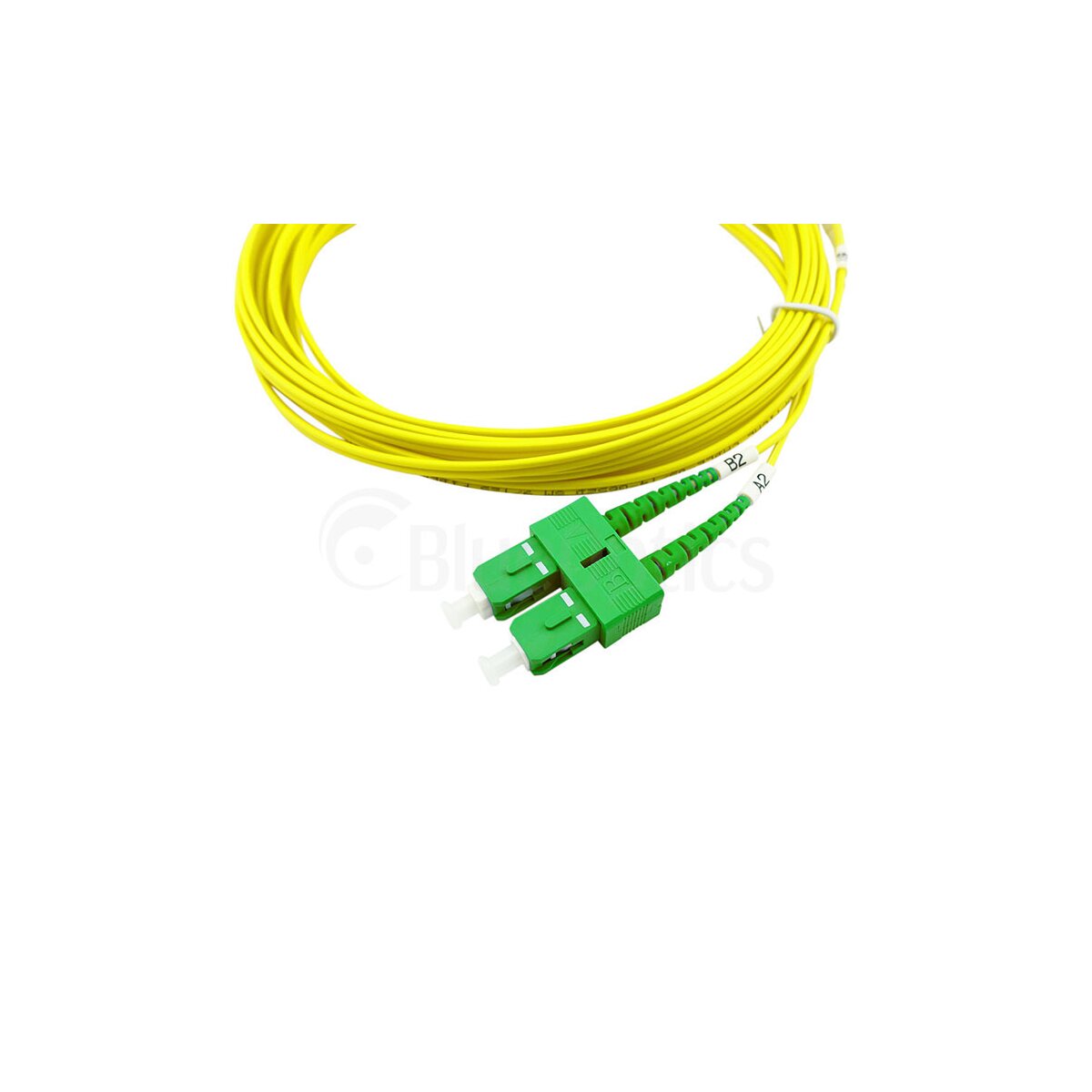 BlueOptics SFP3132BU1MS fibre optic cable 1 m LC SC G.657.A1 Green, Yellow