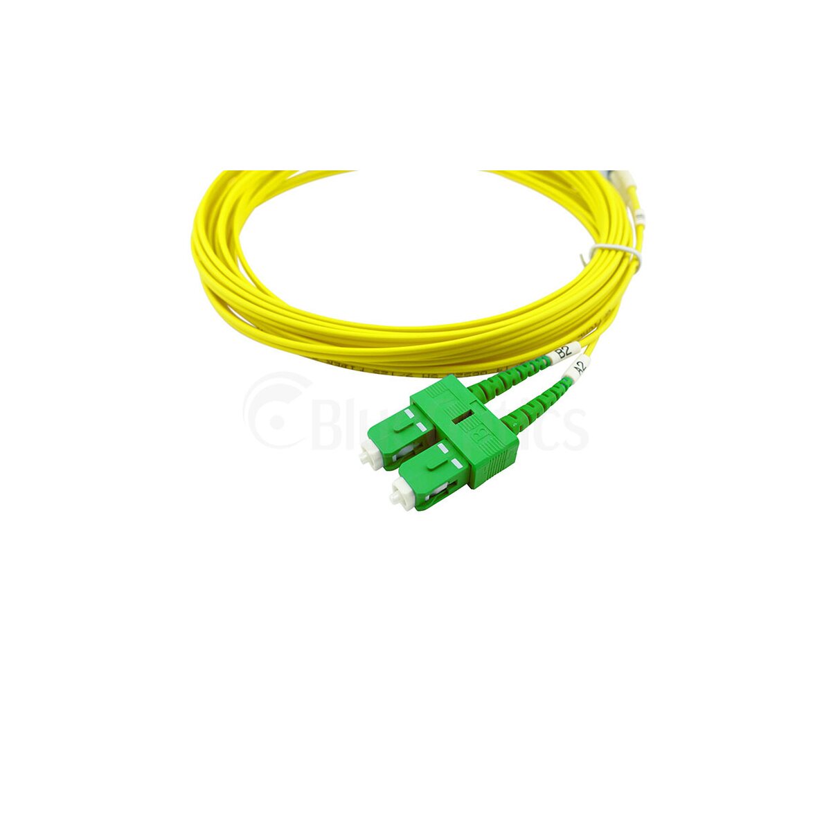 BlueOptics SFP3132BU1MS fibre optic cable 1 m LC SC G.657.A1 Green, Yellow