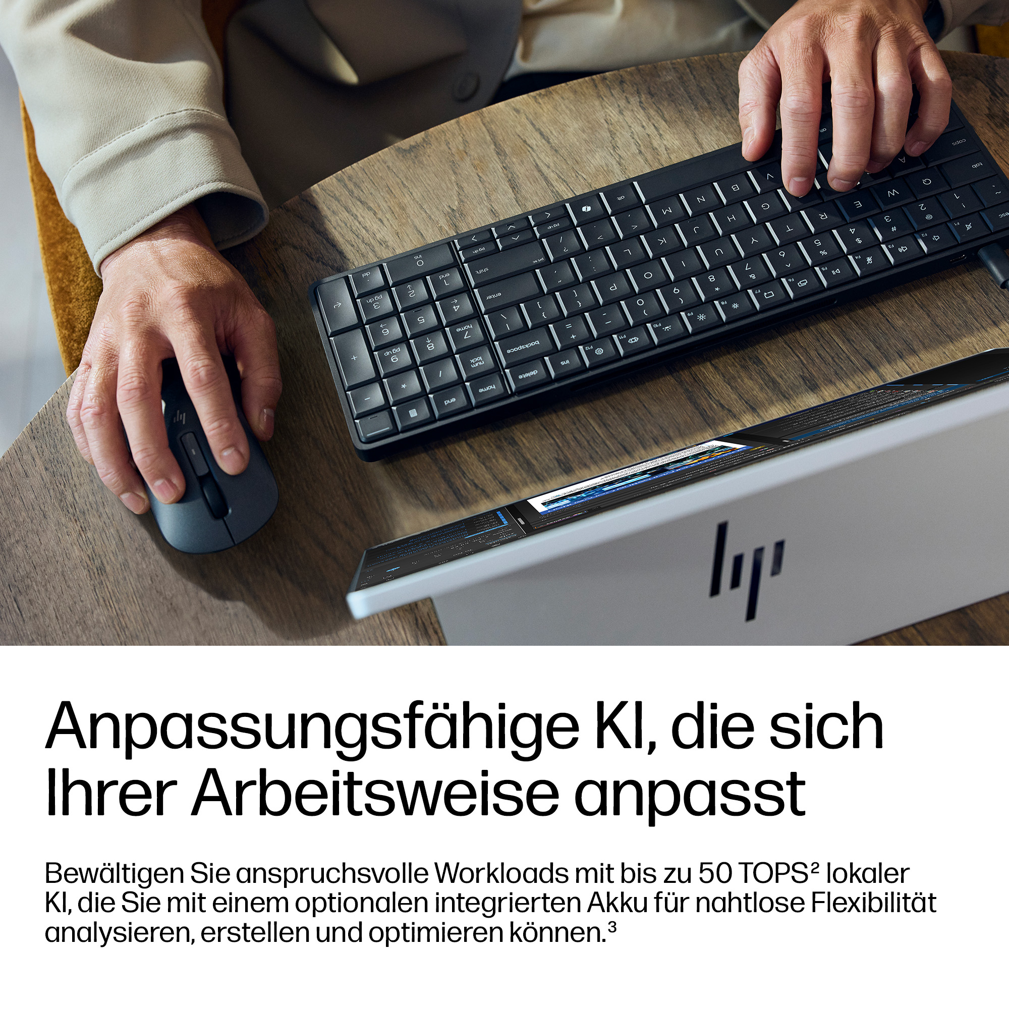 HP EliteBoard G1a Next Gen AI PC - Tastatur-PC