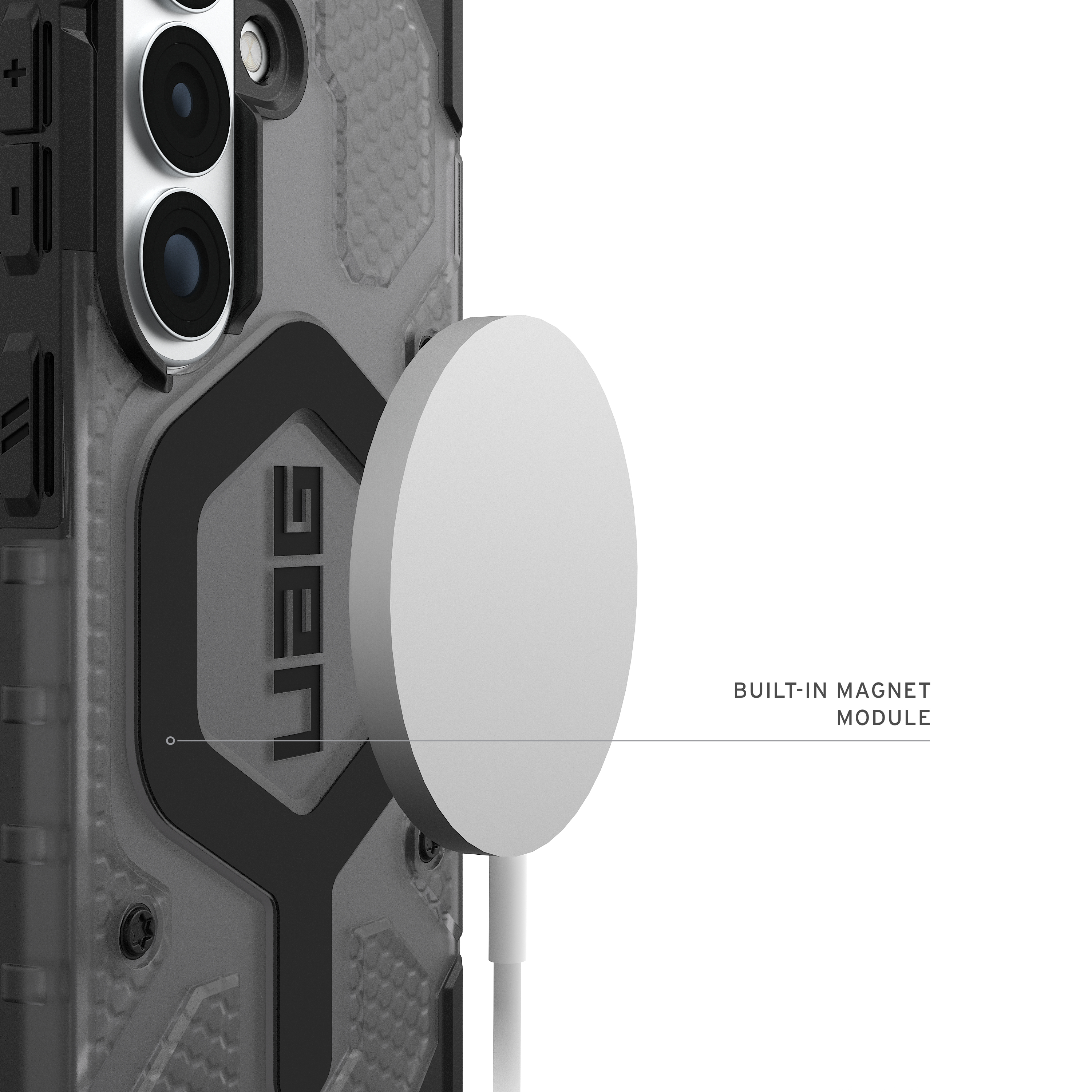 Urban Armor Gear Pathfinder funda para tel�fono m�vil 16 cm (6.3) Ceniza, Negro