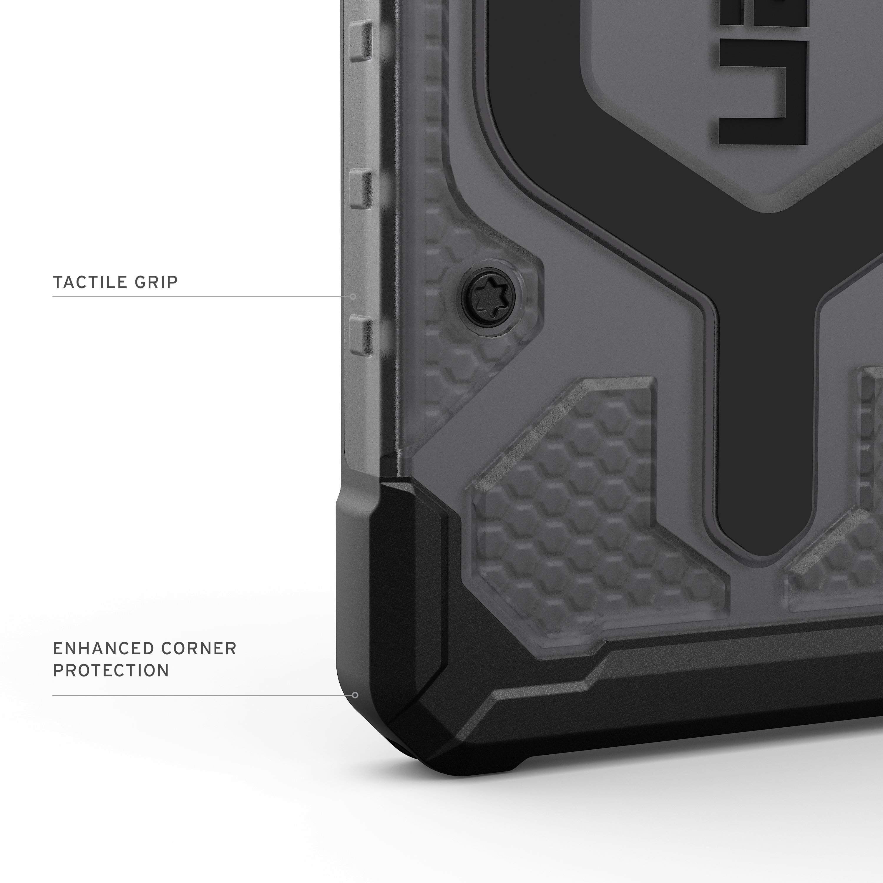 Urban Armor Gear Pathfinder funda para tel�fono m�vil 16 cm (6.3) Ceniza, Negro
