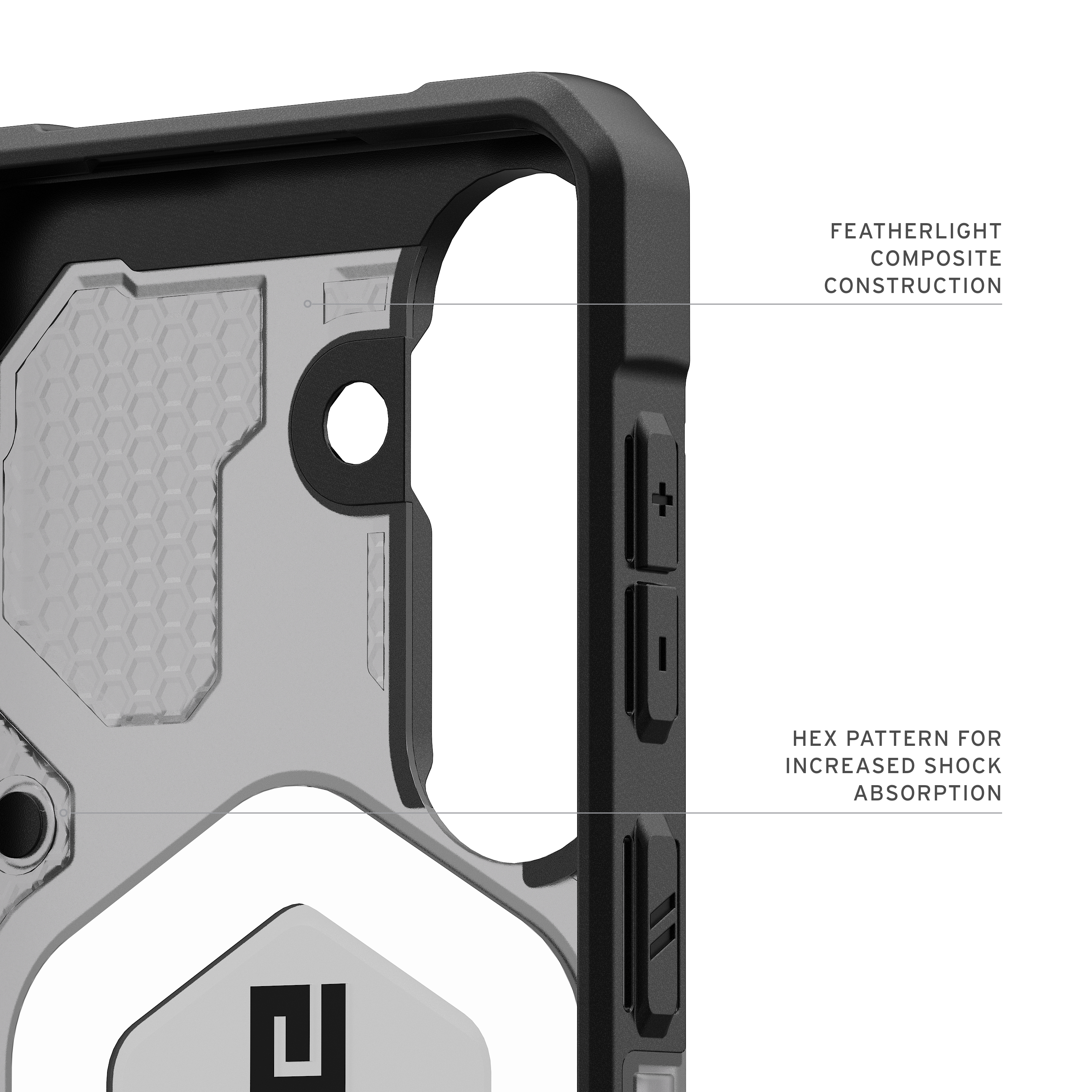 Urban Armor Gear Pathfinder funda para tel�fono m�vil 16 cm (6.3) Ceniza, Negro