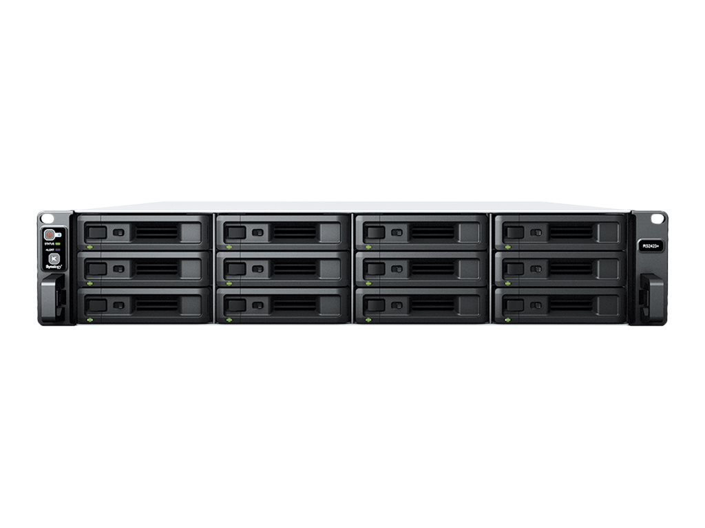 Synology RackStation RS2423+ NAS/storage server Rack (2U) Ethernet LAN Black, Grey V1780B