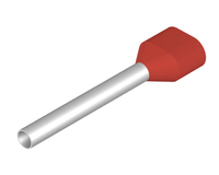 Weidm�ller H1.0/25D ZH R - Pin-Anschluss - Gerade - Metallisch - Rot - 1 mm� - 25 mm - 2,2 cm
