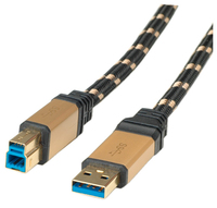 ROLINE Gold - USB-Kabel - USB Type B (M) bis USB Typ A (M)