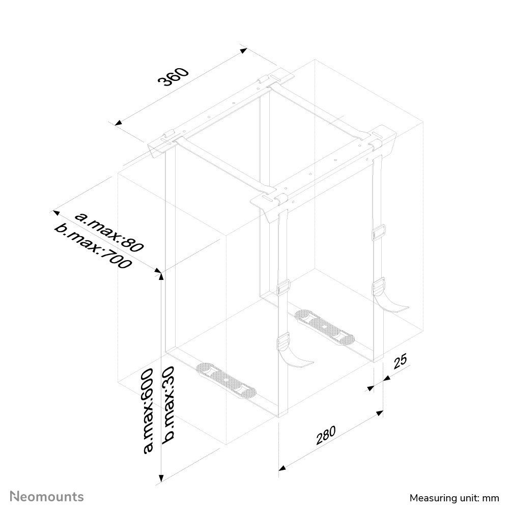 Neomounts by Newstar Supporto da scrivania per PC