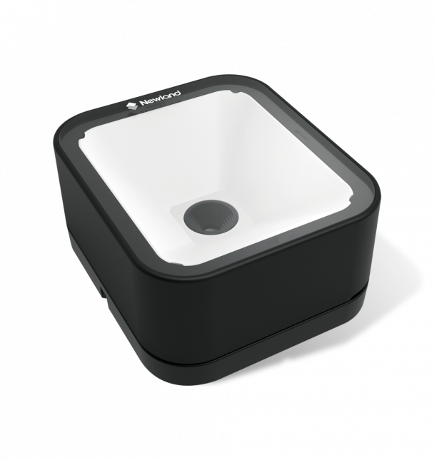 Newland FR27 Urchin Lector de c�digos de barras fijo 1D/2D CMOS Negro, Blanco