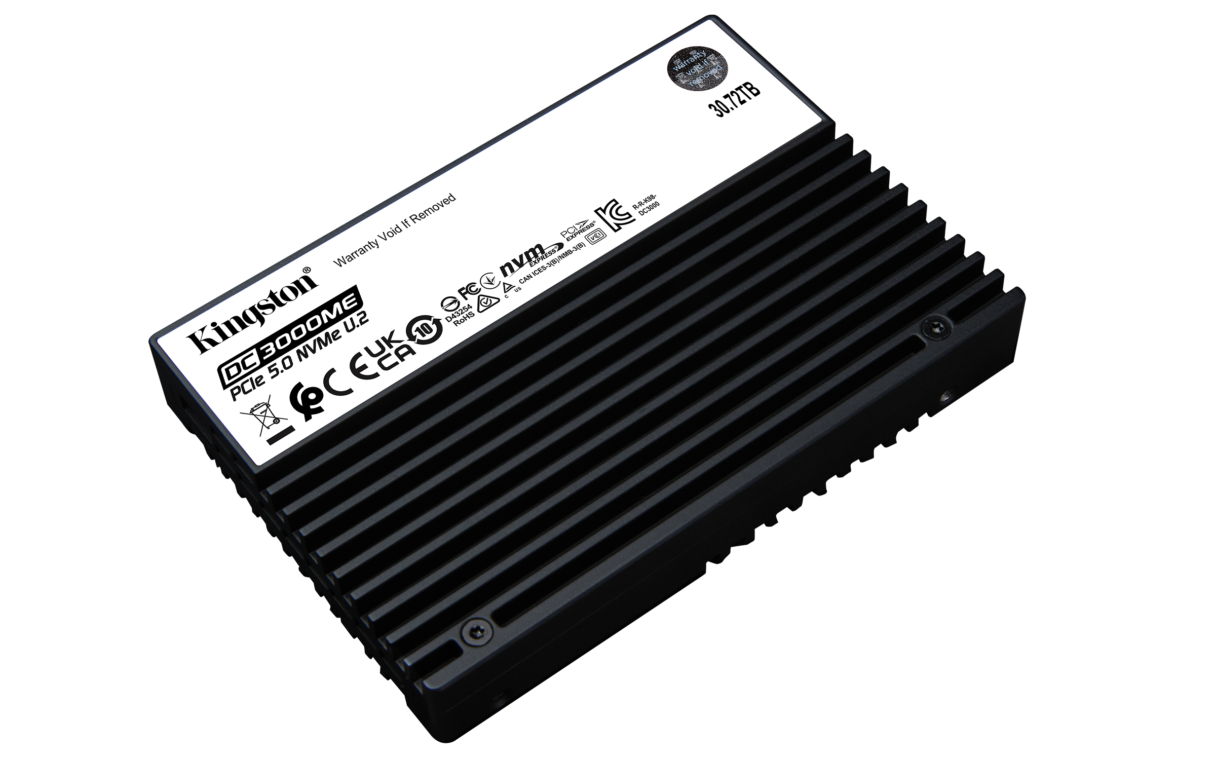 Kingston Technology 30,7TB DC3000ME U.2 PCIe 5.0 NVMe TCG Opal SSD para empresas