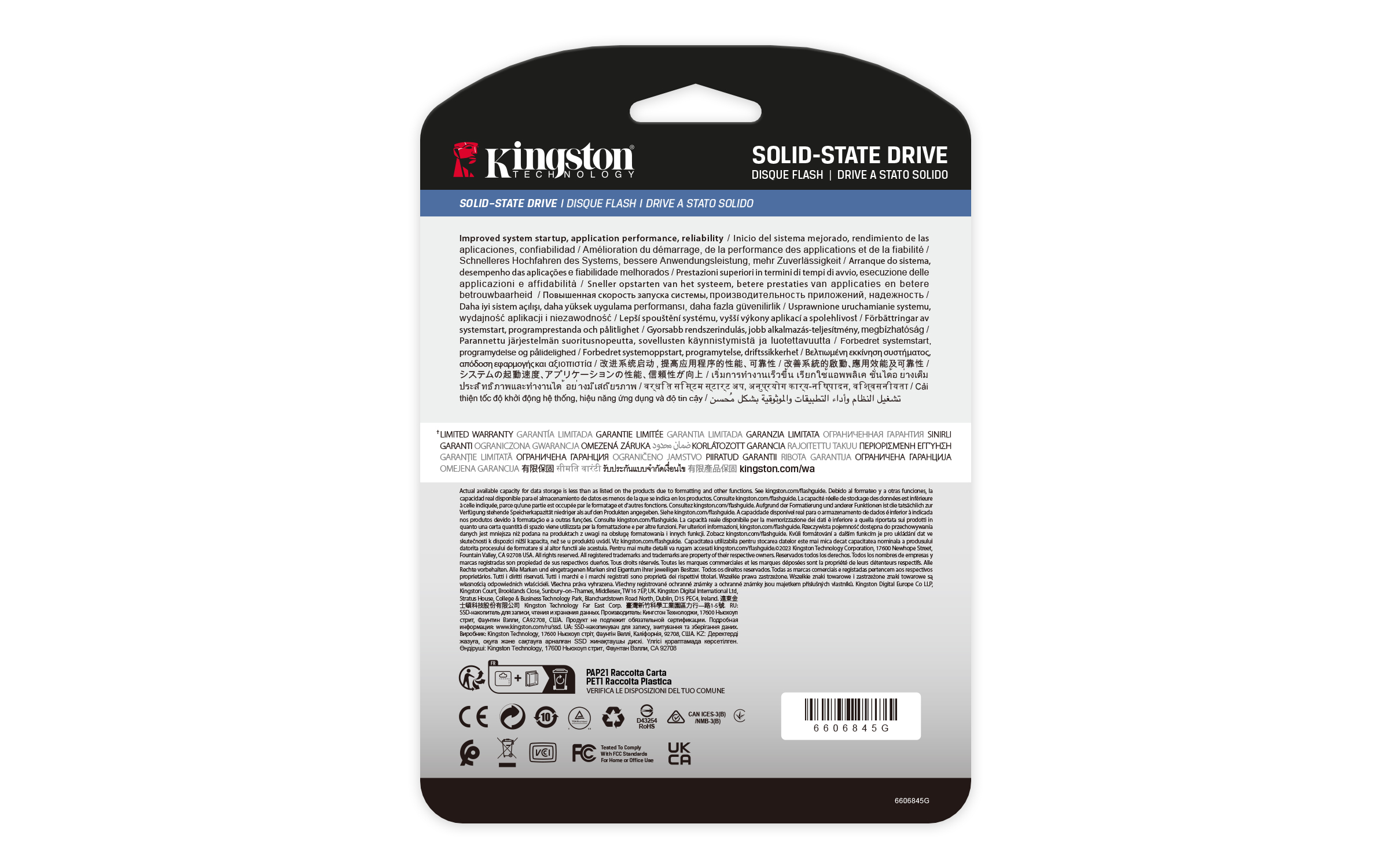Kingston Technology 30,7TB DC3000ME U.2 PCIe 5.0 NVMe TCG Opal SSD para empresas