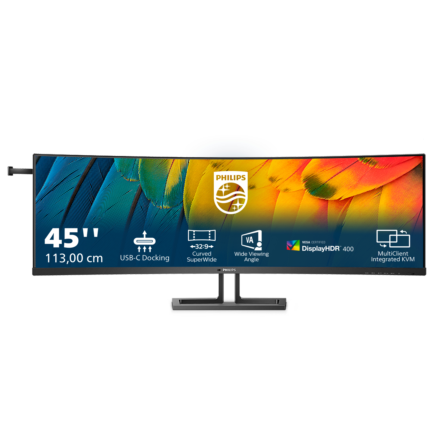 Philips 6000 series 45B1U6900C LED display 113 cm (44.5) 5120 x 1440 pixels UltraWide Dual Quad HD Black