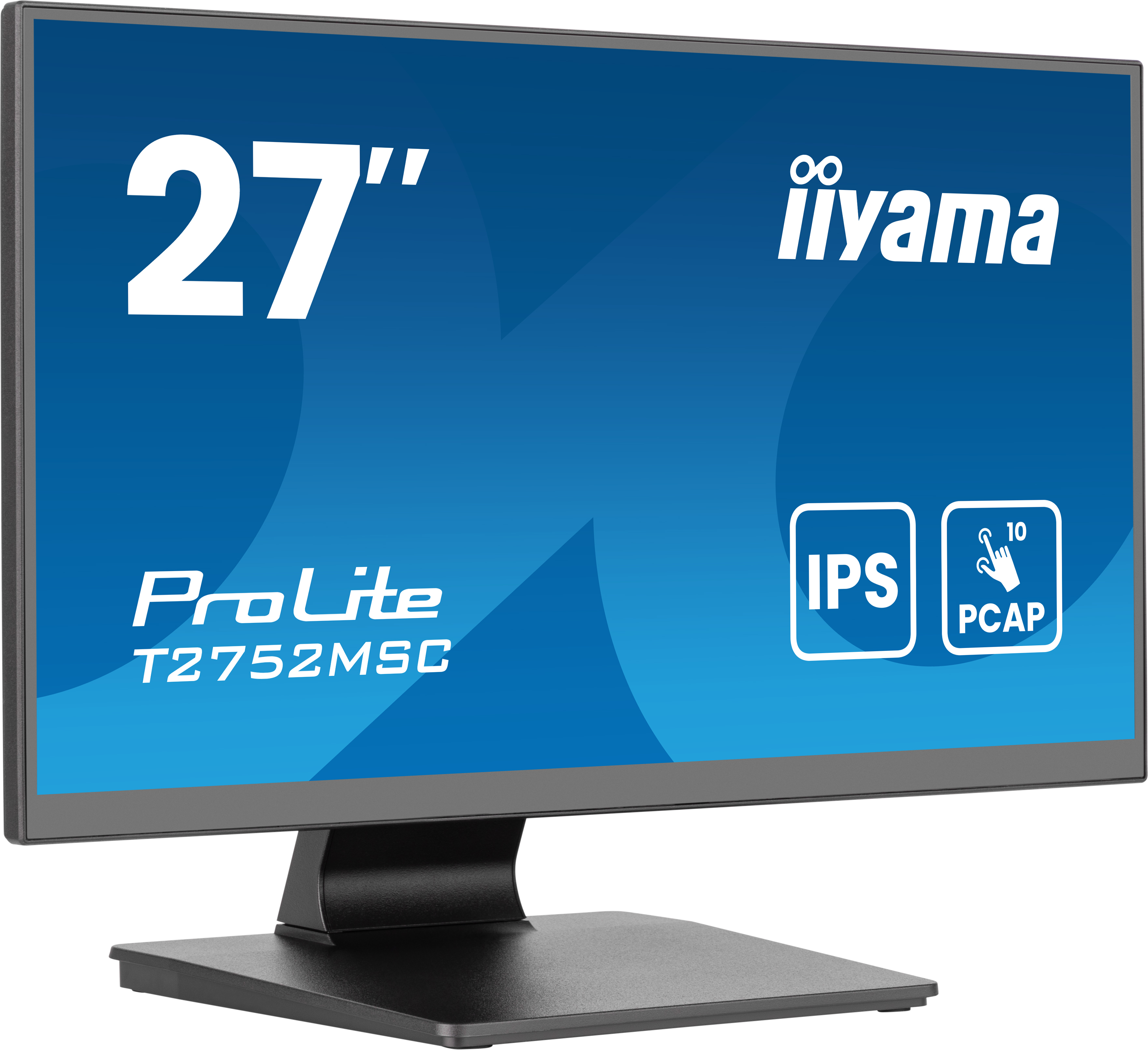 iiyama ProLite T2752MSC-B1AG Monitor PC 68,6 cm (27) 1920 x 1080 Pixel Full HD LED Touch screen Nero