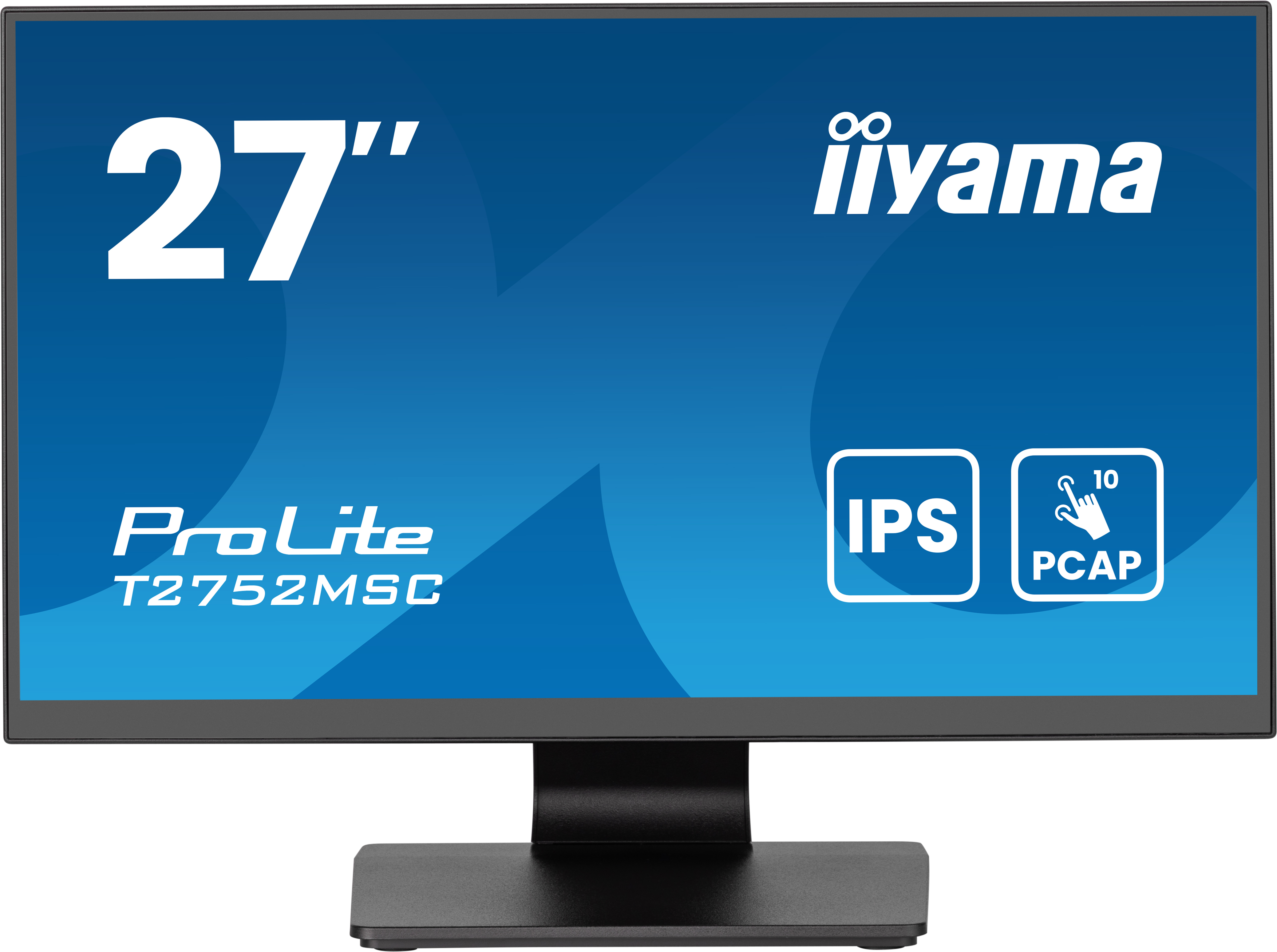 iiyama ProLite T2752MSC-B1AG Monitor PC 68,6 cm (27) 1920 x 1080 Pixel Full HD LED Touch screen Nero