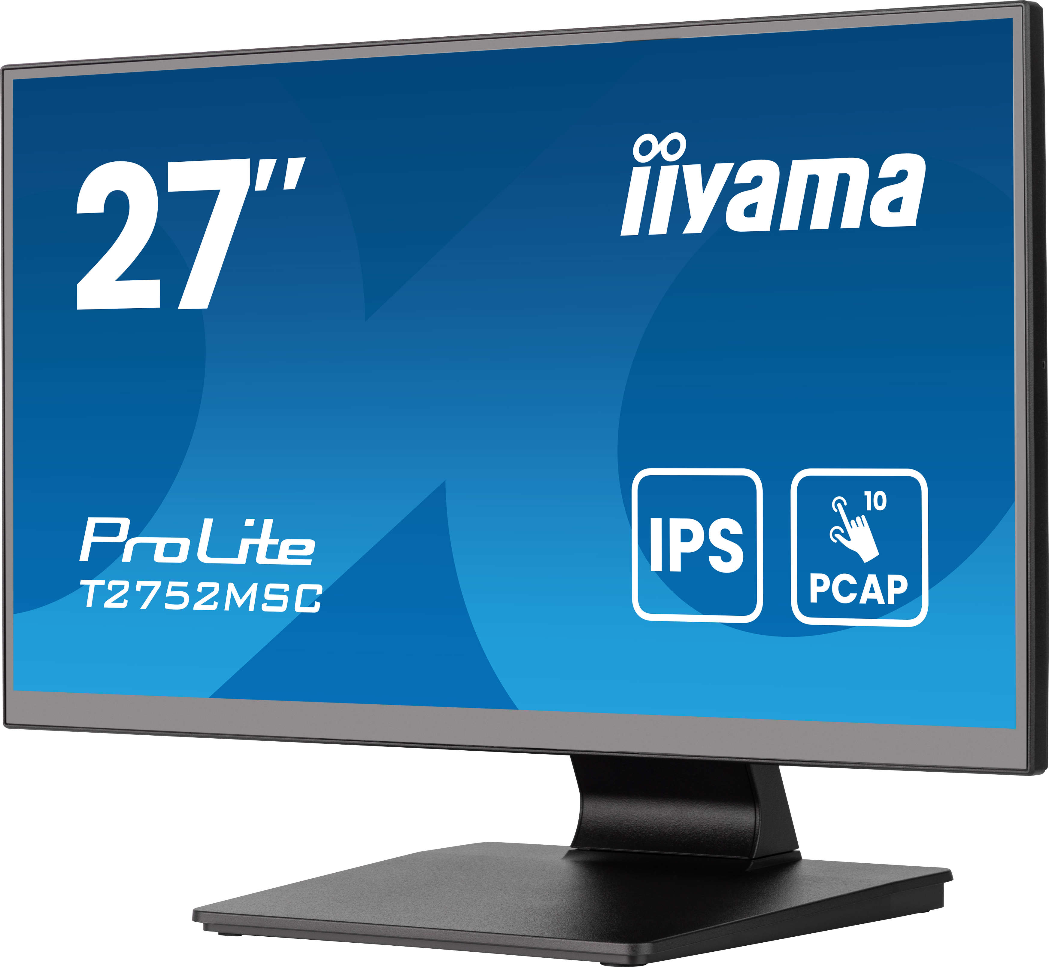 iiyama ProLite T2752MSC-B1AG Monitor PC 68,6 cm (27) 1920 x 1080 Pixel Full HD LED Touch screen Nero