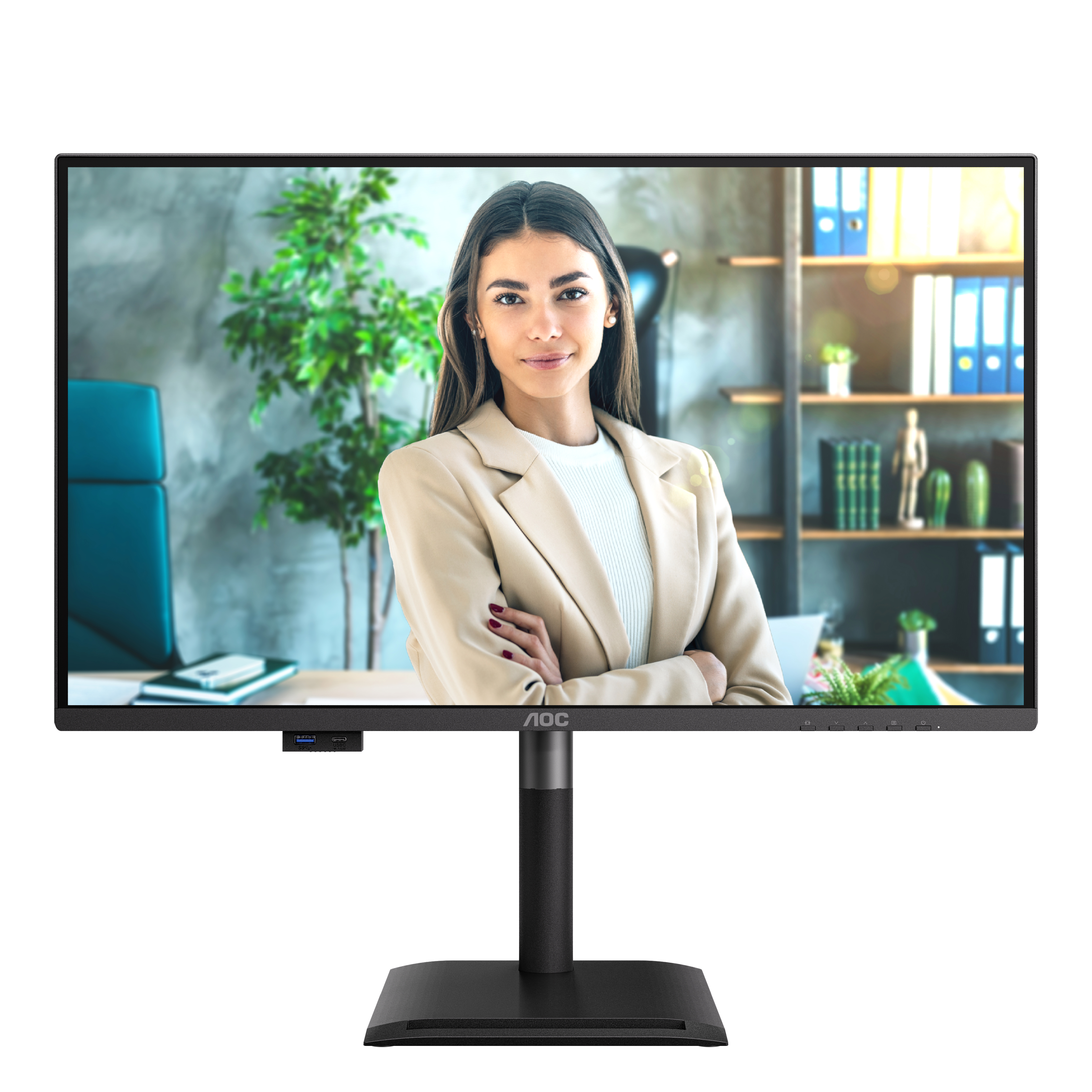 AOC Q27P4U computer monitor 68.6 cm (27) 2560 x 1440 pixels Wide Quad HD Black