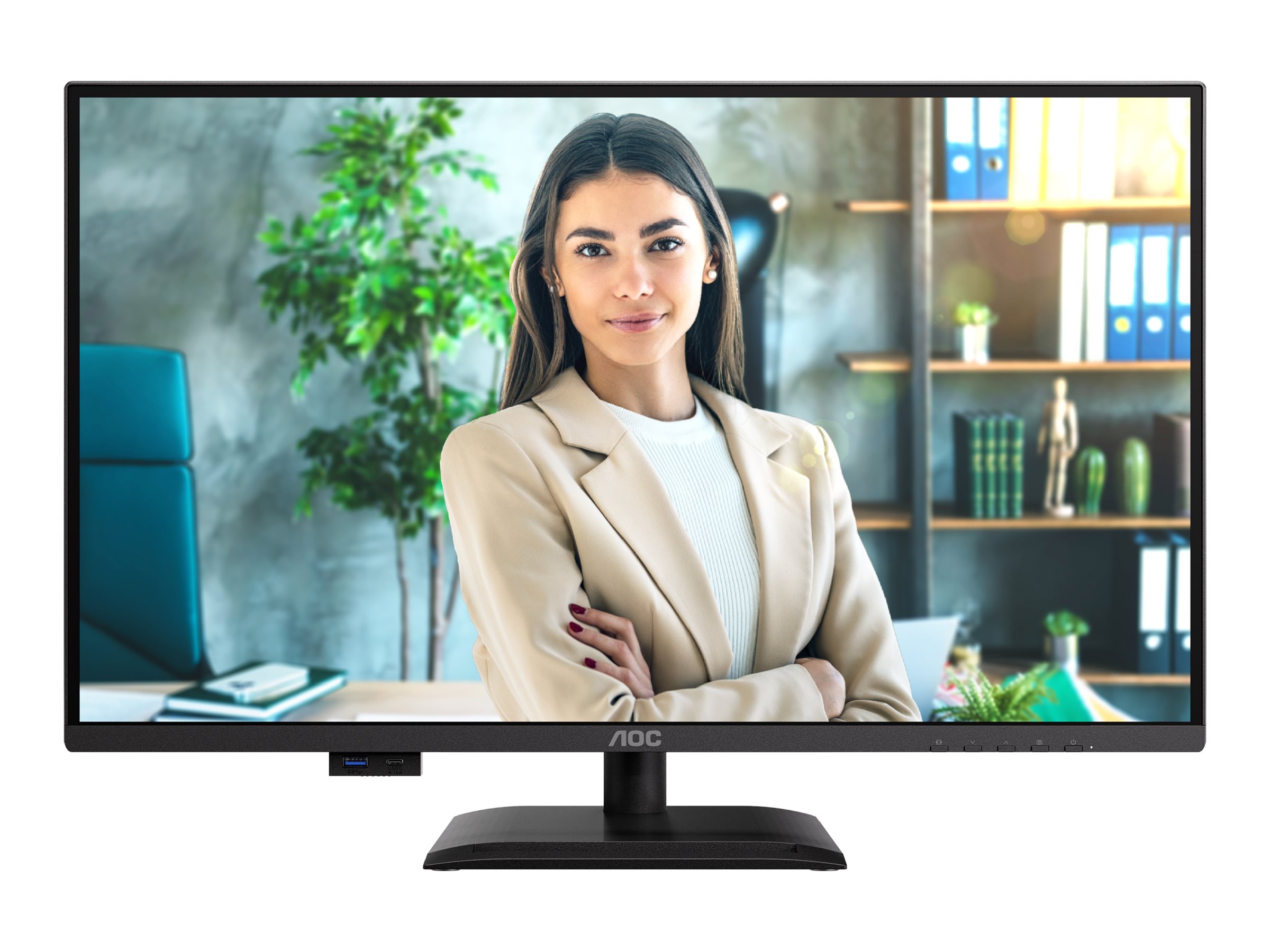 AOC Q27P4U computer monitor 68.6 cm (27) 2560 x 1440 pixels Wide Quad HD Black