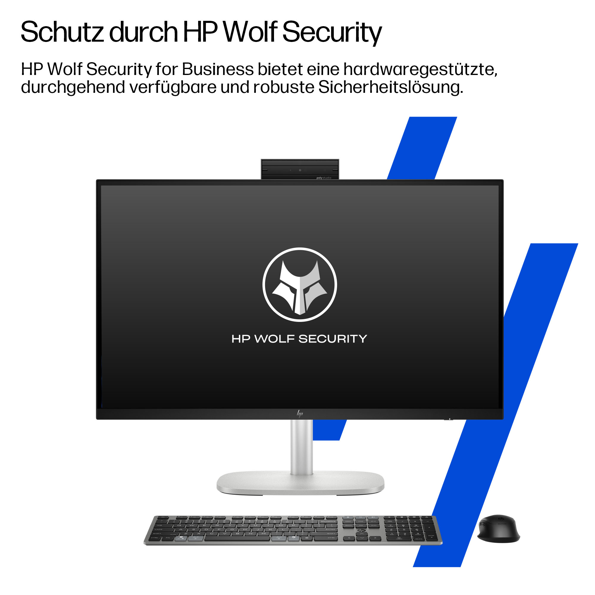 HP EliteStudio 8 G1i AI - All-in-One (Komplettlsung) - Core Ultra 5 235 / 3.4 GHz - vPro Enterprise - RAM 16 GB - SSD 512 GB - NVMe - Intel Graphics - 1GbE, Wi-Fi 6, Wi-Fi 7, Bluetooth - WLAN: 802.11a/b/g/n/ac/ax/be, Bluetooth 5.4 - Win 11 Pro - Monitor: