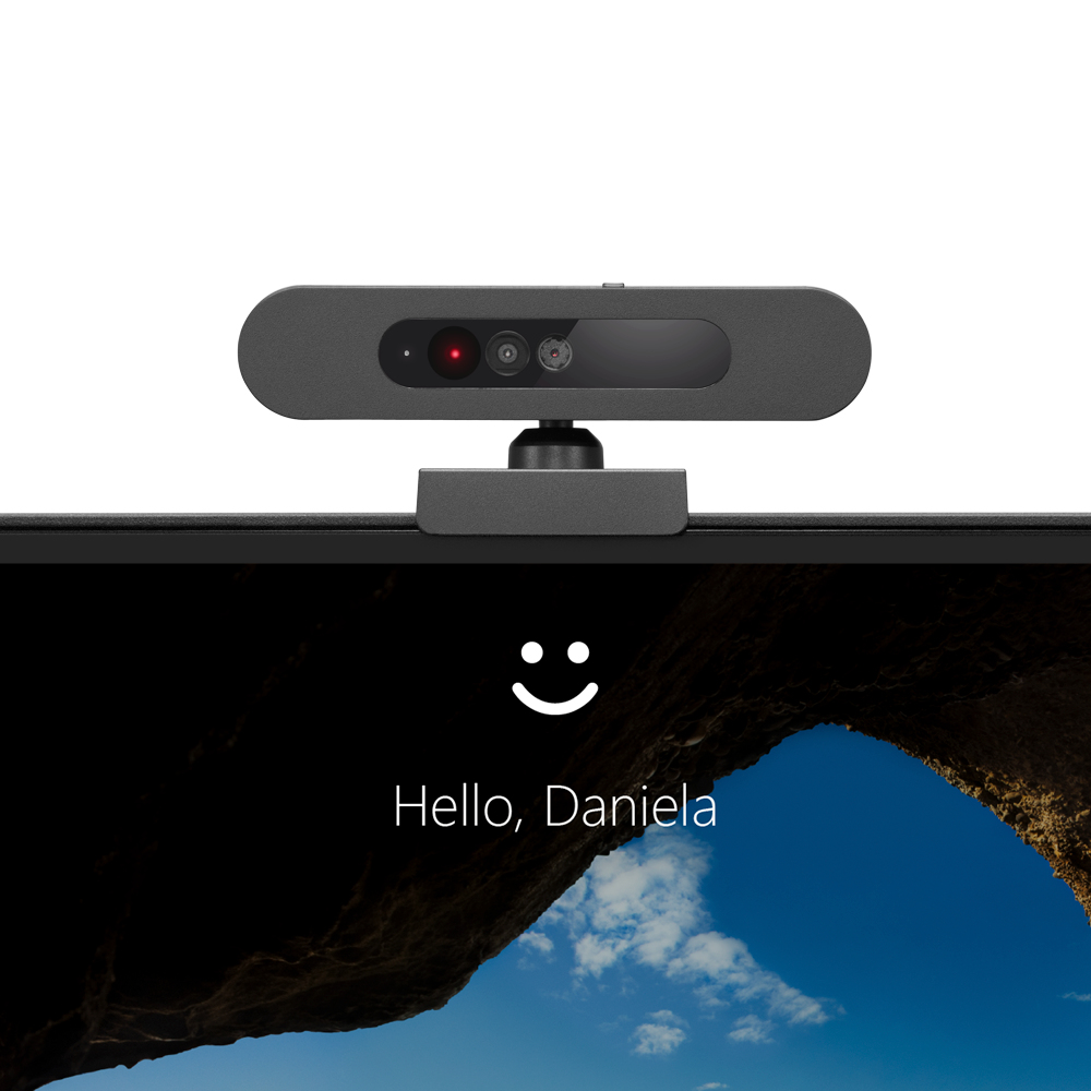 Lenovo 500 FHD cmara web 1920 x 1080 Pixeles USB-C Negro