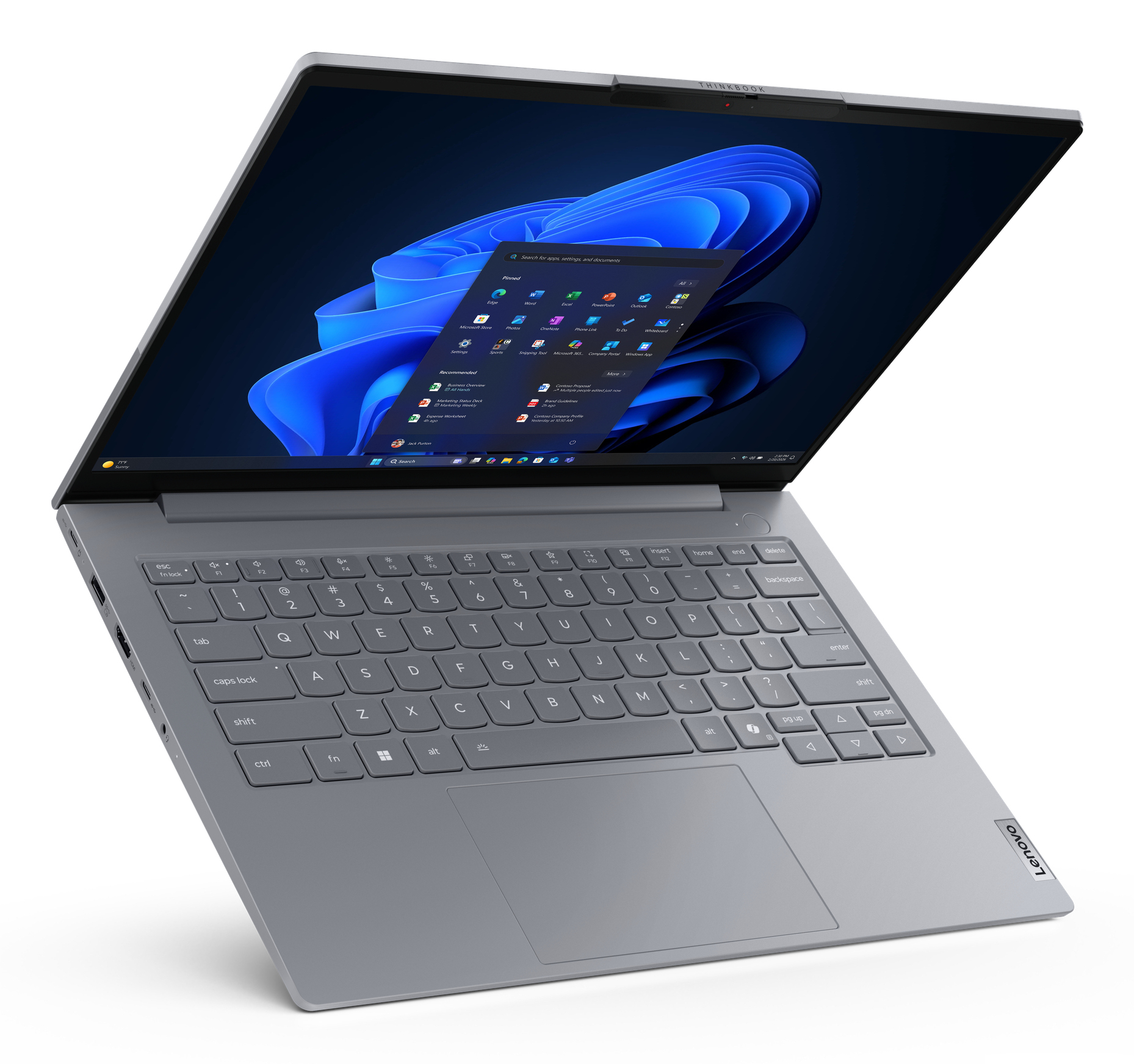 Lenovo ThinkBook 14 G9 AHP AMD Ryzen 5 220 Port�til 35,6 cm (14) WUXGA 32 GB DDR5-SDRAM 512 GB SSD Wi-Fi 7 (802.11be) Windows 11 Pro Alem�n Gris