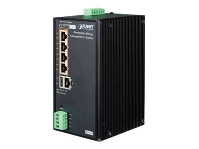 Planet BSP-360 - Switch - managed - 4 x 10/100/1000 (PoE+)