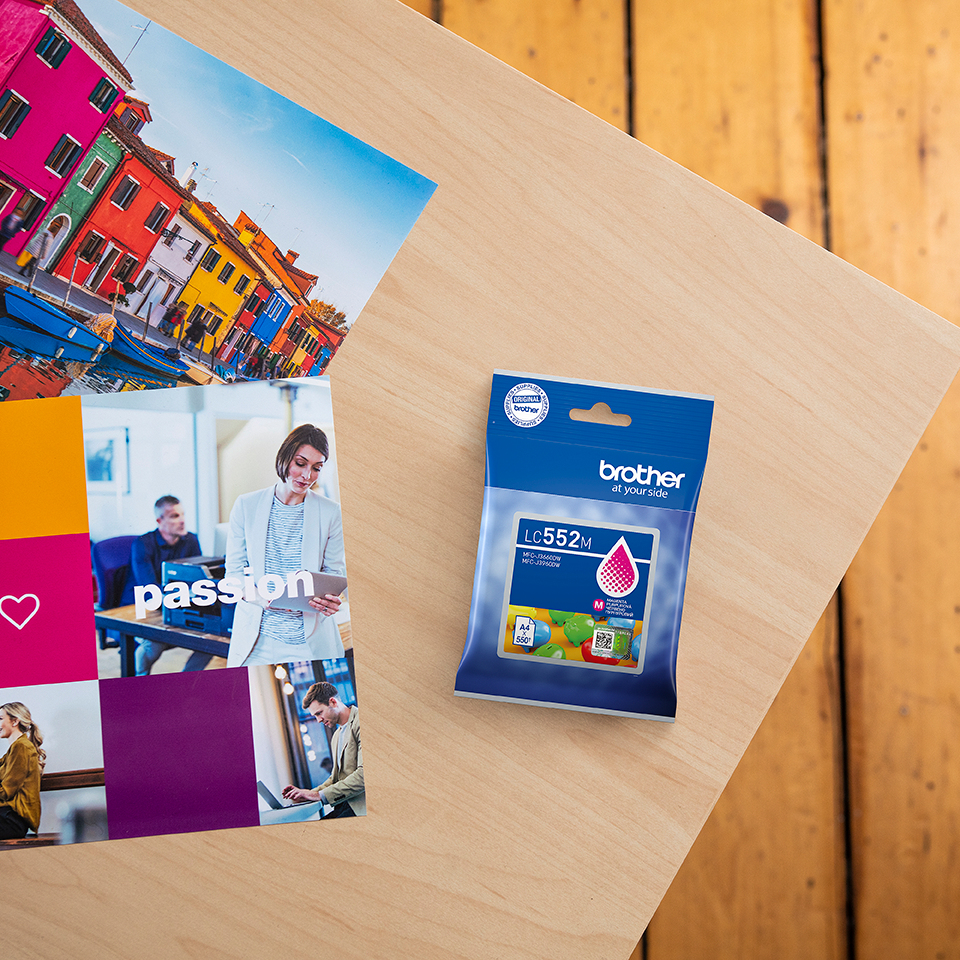Brother LC552M cartuccia dinchiostro 1 pz Originale Magenta