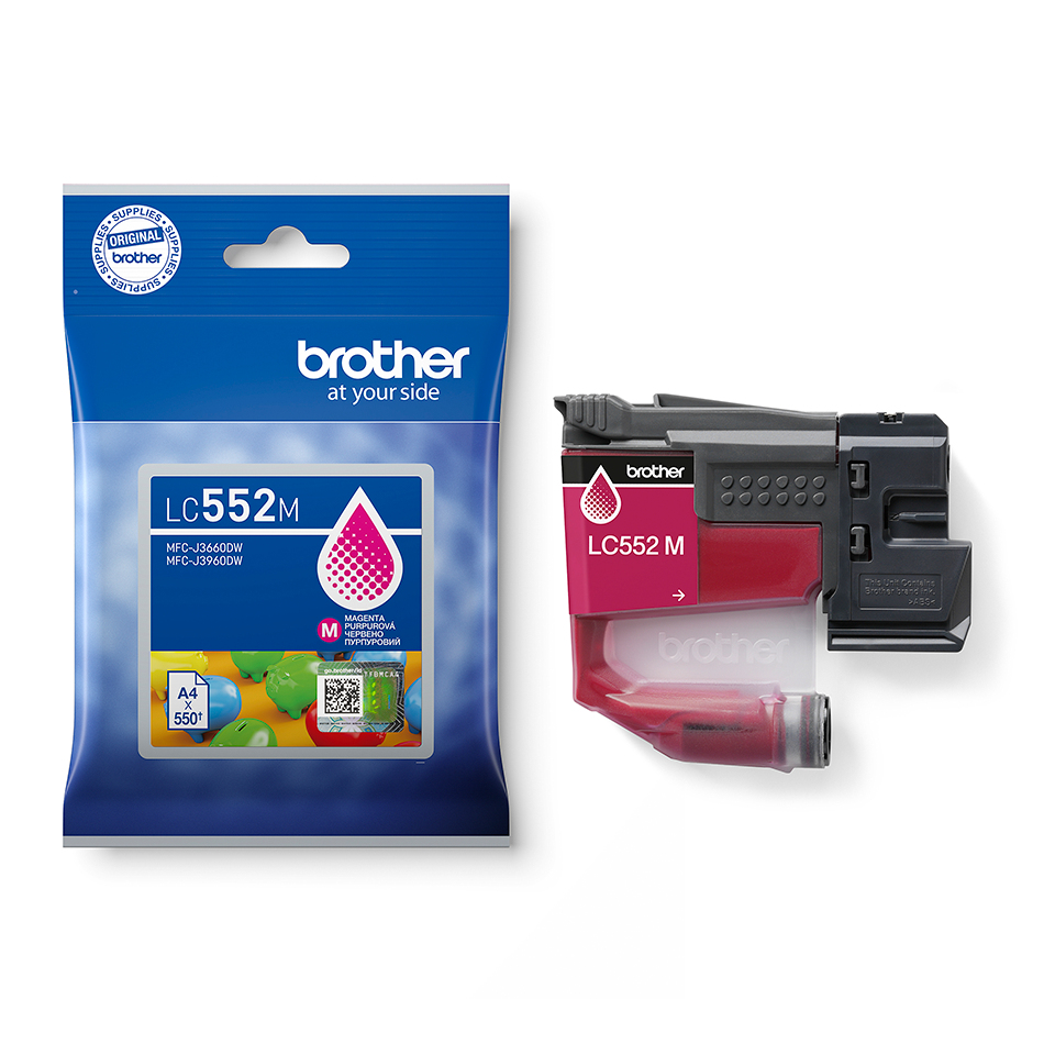 Brother LC552M cartuccia dinchiostro 1 pz Originale Magenta