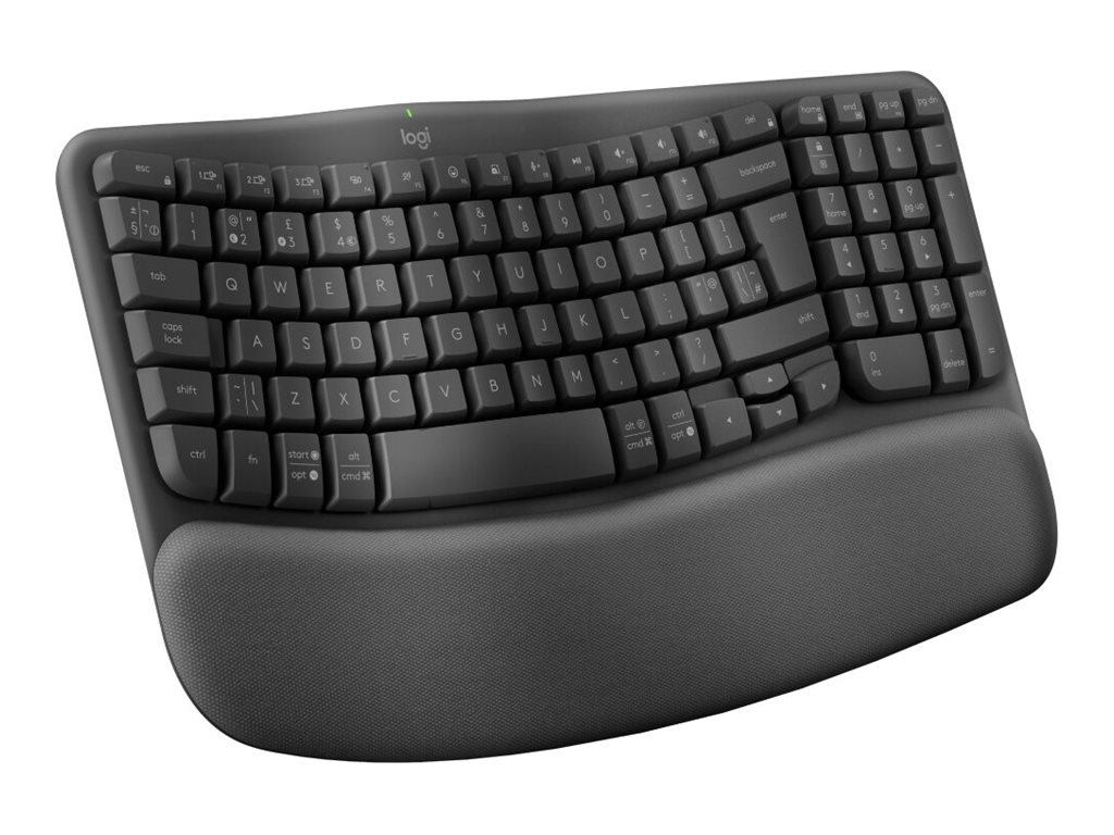 Logitech Wave Keys for Business - GRAPHITE - US INTL - 2.4GHZ/BT - N/A - INTNL-973
