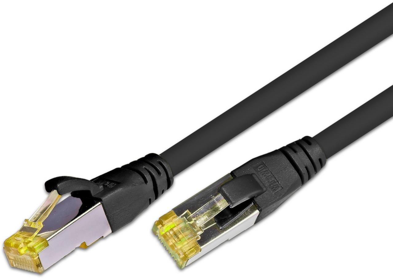 Wirewin S/FTP CAT6A 5.0m c�ble de r�seau Noir 5 m S/FTP (S-STP) Rond