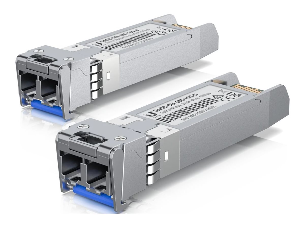 Ubiquiti Networks UACC-OM-SM-10G-D-2 module �metteur-r�cepteur de r�seau Fibre optique 10000 Mbit/s SFP+ 1310 nm