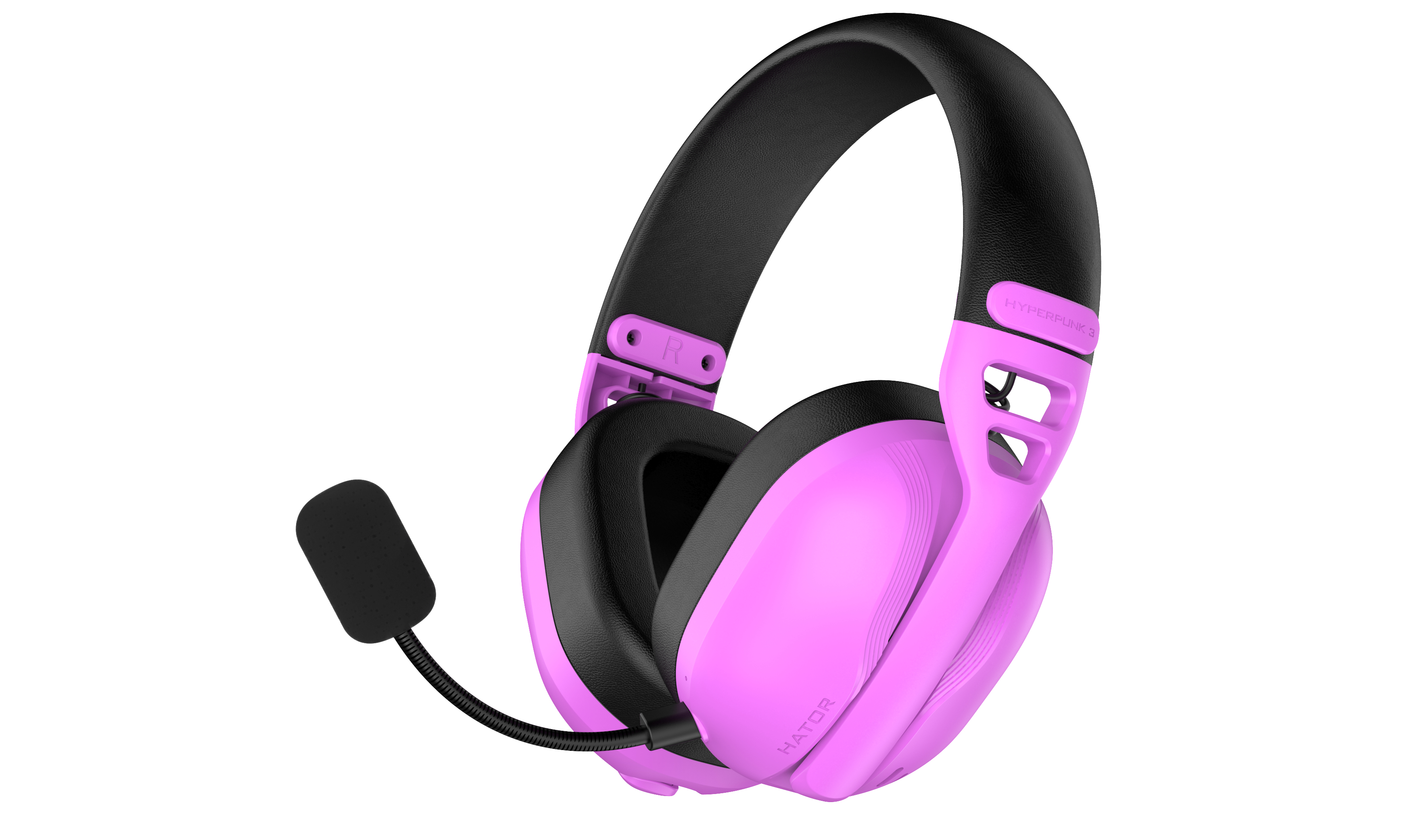 HATOR Hyperpunk 3 Wireless Headset Wired & Wireless Head-band Gaming USB Type-C / USB Type-A Bluetooth Violet