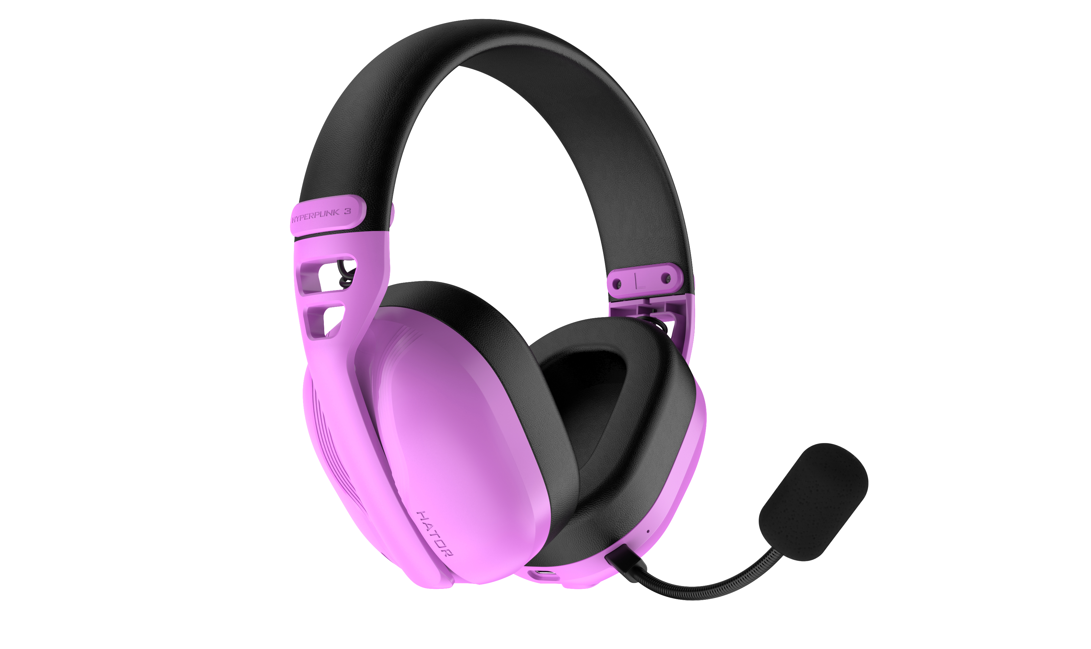 HATOR Hyperpunk 3 Wireless Headset Wired & Wireless Head-band Gaming USB Type-C / USB Type-A Bluetooth Violet