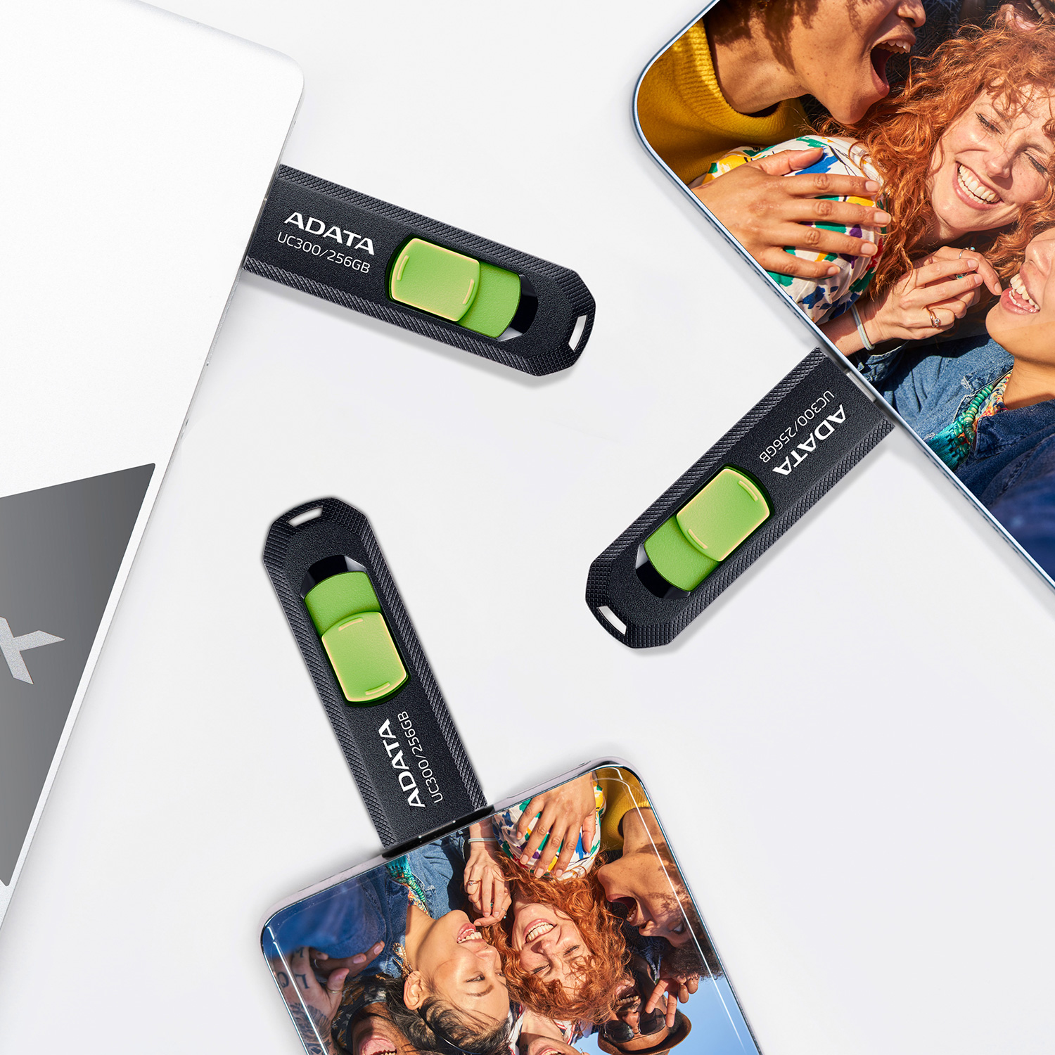 ADATA USB 32GB UC300 bkgn 3.2 Typ C Interface 3.2 Gen 1