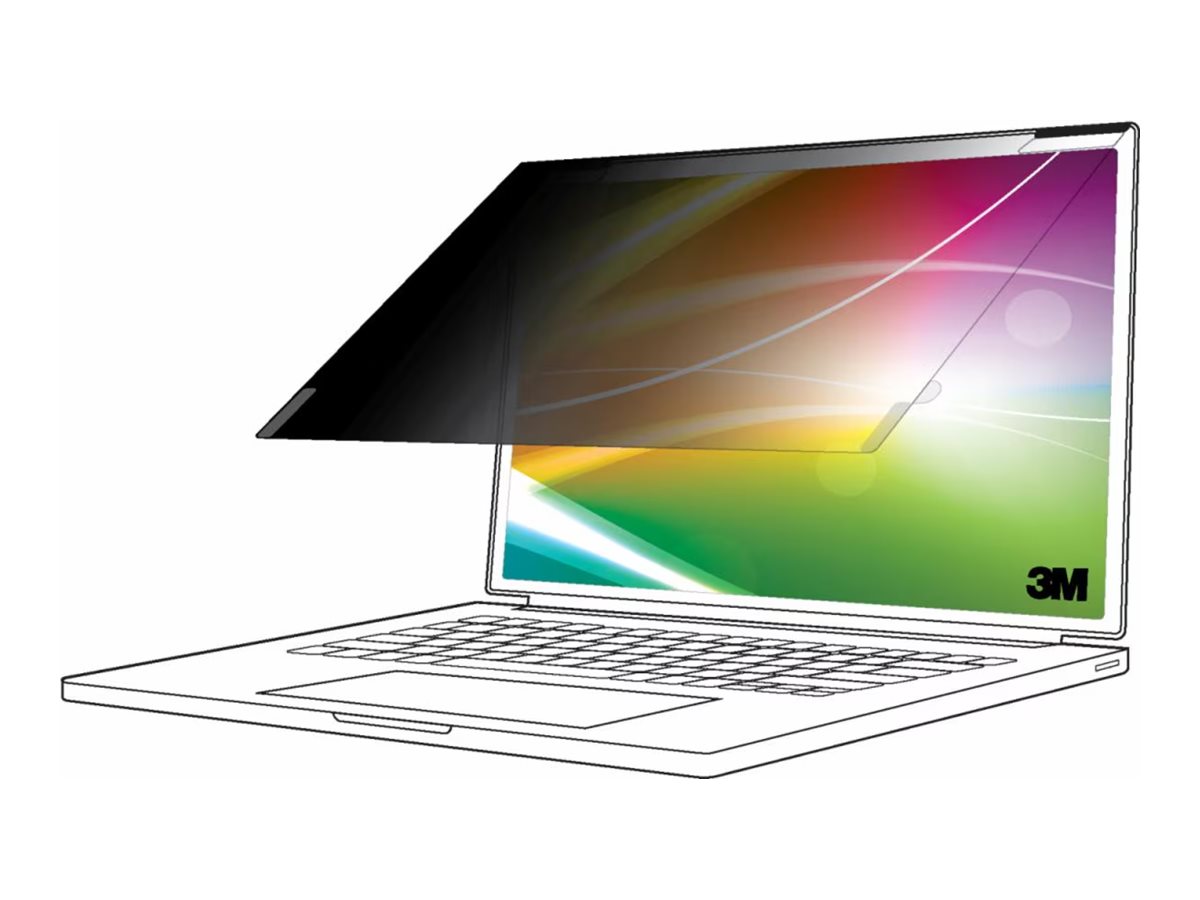 3M Blickschutzfilter fr Notebook - Heller Bildschirm 16:10, fr Laptop im Vollbildmodus - klebend - 39.6 cm (15.6)