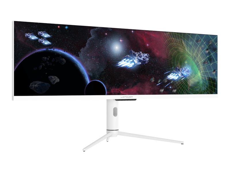 LC-Power LC-M44-DFHD-120 pantalla para PC 111,2 cm (43.8) 3840 x 1080 Pixeles Blanco