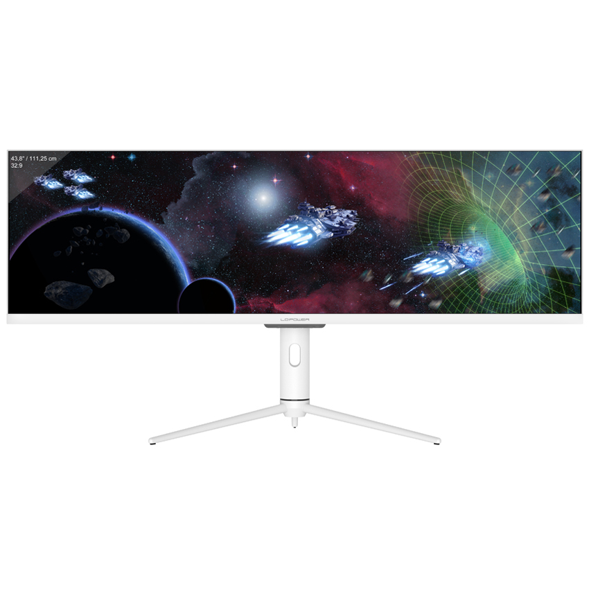 LC-Power LC-M44-DFHD-120 pantalla para PC 111,2 cm (43.8) 3840 x 1080 Pixeles Blanco